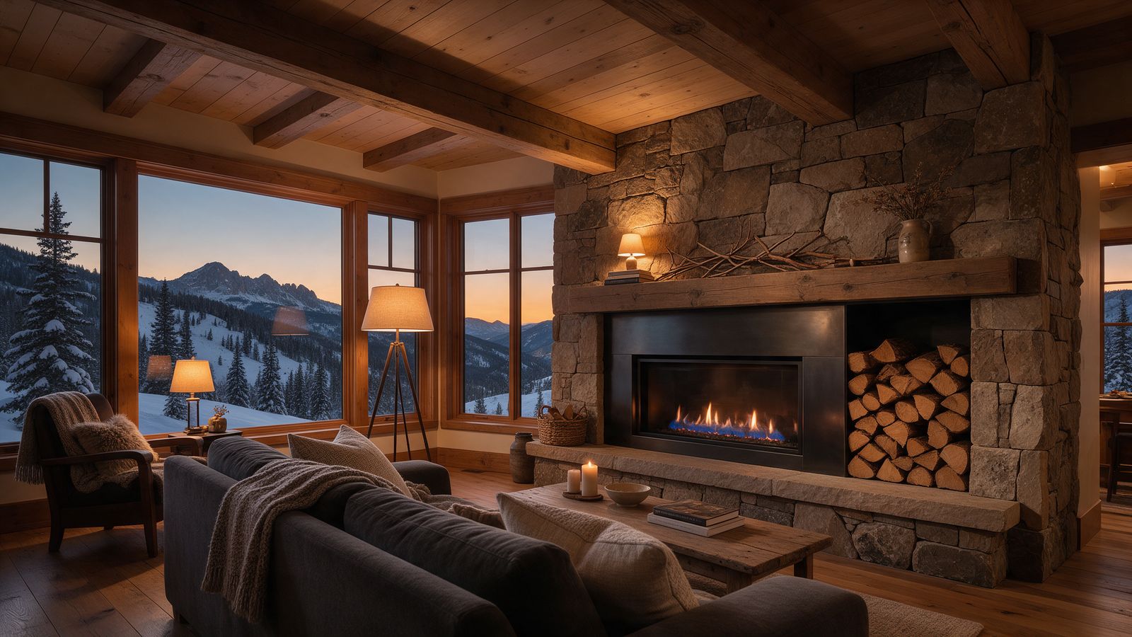 Gas vs Wood Burning Fireplaces in Colorado